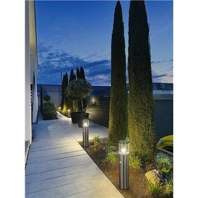 Endura Classic Ebro 49cm Sensor E27 Stainless Steel