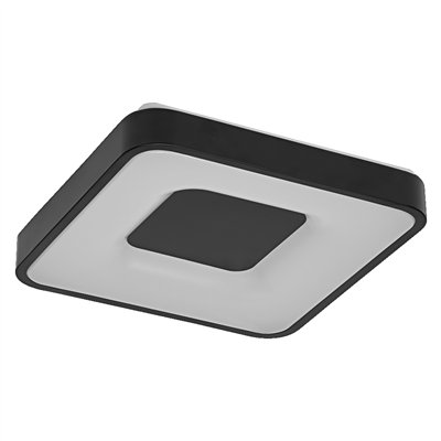 Orbis Piana 380x380mm 24W 830 Click DIM Black