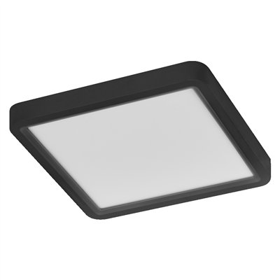 Orbis Quickfix Square 195x195mm 16W Click Dim 830 Black