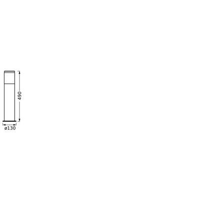 Endura Classic Ebro 49cm E27 Dark Gray