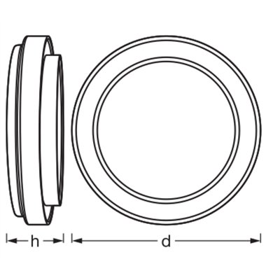 Orbis Razon 385mm 24W 830 Silver