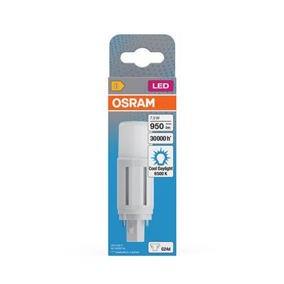 OSRAM DULUX LED D VT EM & AC MAINS 7.5W 865 G24D