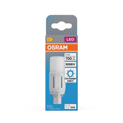 OSRAM DULUX LED D VT EM & AC MAINS 5.5W 865 G24D