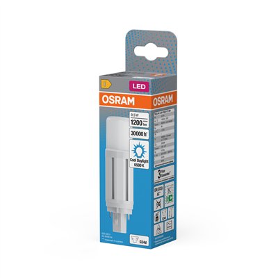 OSRAM DULUX LED D VT EM & AC MAINS 9.5W 865 G24D