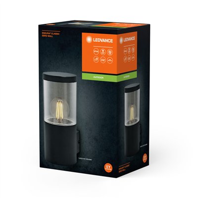 Endura Classic Ebro Wall E27 Dark Gray