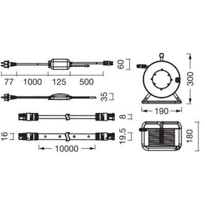 Outdoor Flex IP65 RGB 10M RGB IP65 Remote Control