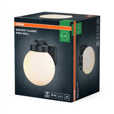 ENDURA CLASSIC ERDA Wall E27 IP54 Dark Grey