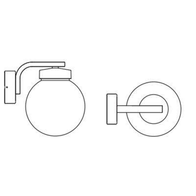 ENDURA CLASSIC ERDA Wall E27 IP54 Dark Grey