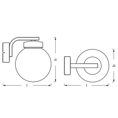 ENDURA CLASSIC ERDA Wall E27 IP54 Dark Grey