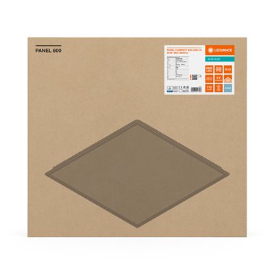 PANEL COMPACT 600 UGR19 33W 865 U19