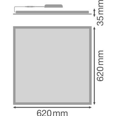 PANEL ECO 625 625 E 36W 840