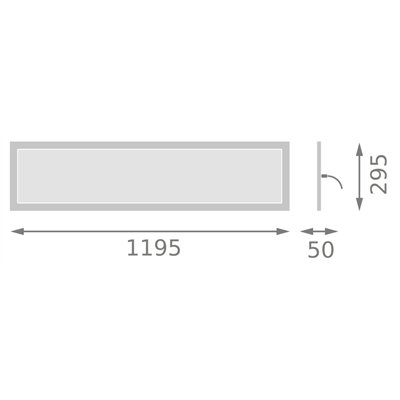 PANEL INTEGRATED IP65 42W 840 IP65