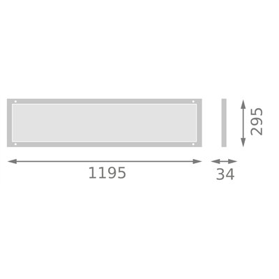 PANEL INTEGRATED SURFACE 42W 840