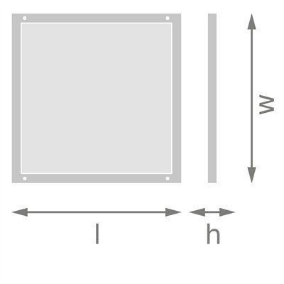 PANEL INTEGRATED SURFACE UGR19 35W 840 UGR19
