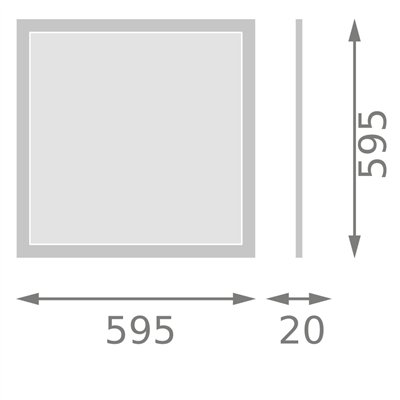 PANEL INTEGRATED UGR19 42W 840 UGR19