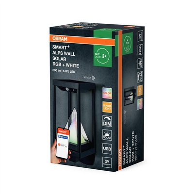 SMART+ BT Solar Alps Wall Multicolor RGB + W