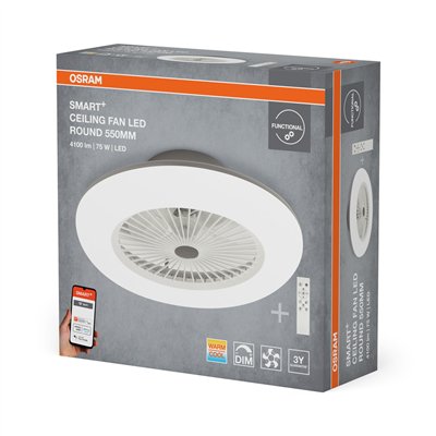 SMART+ ceiling fan with WiFi technology Round 550mm + RC