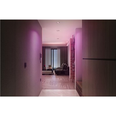 SMART+ MATTER LED Spot Recess GU10 Adjustable 4.7W RGBW Satin Nickel