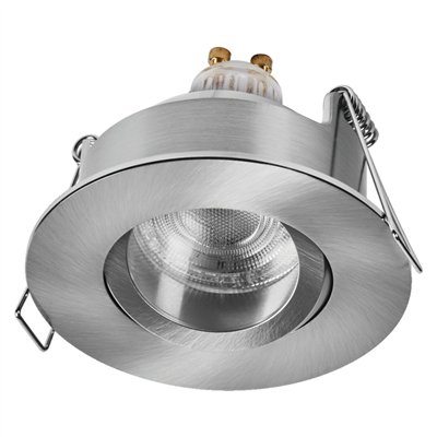 SMART+ MATTER LED Spot Recess GU10 IP65 Adjustable 4.7W RGBW Satin Nickel