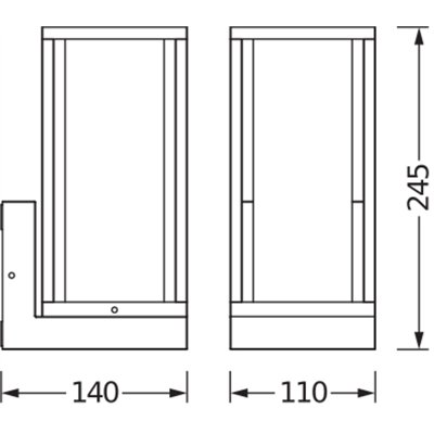 ENDURA CLASSIC FRAME Wall E27