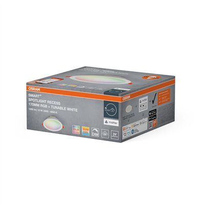 SMART+ MATTER Recess Downlight 170mm 110 ° Multicolor