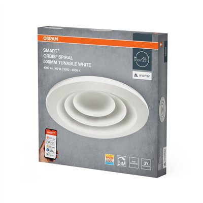 SMART+ MATTER Spiral White 500mm Tunable White