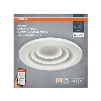 SMART+ MATTER Spiral White 500mm Tunable White