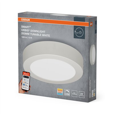 SMART+ MATTER Surface Downlight Round 200mm Tunable White