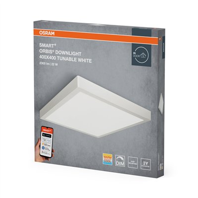 SMART+ MATTER Surface Downlight Square 400mm Tunable White