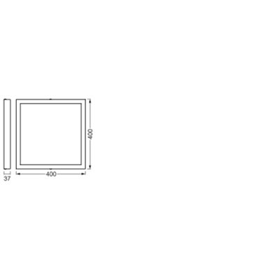 SMART+ MATTER Surface Downlight Square 400mm Tunable White