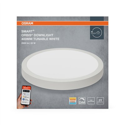 SMART+ MATTER Surface Downlight Round 400mm Tunable White
