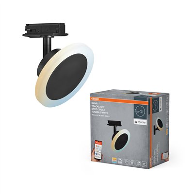 SMART+ MATTER Tracklight Circle Black Tunable White