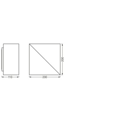 SMART+ MATTER Wall Swan 200x200mm Tunable White