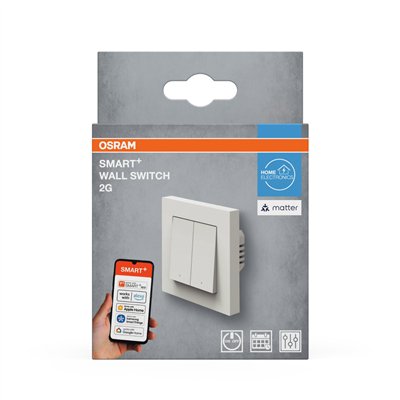 SMART+ MATTER Wall Switch 2 Channel