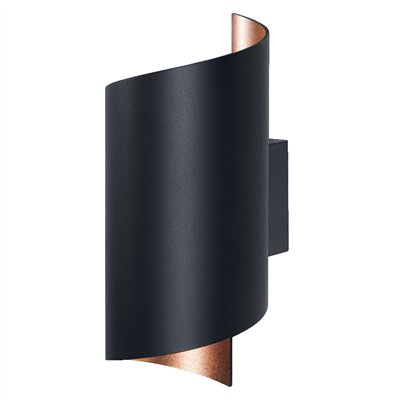 SMART+ MATTER Wall Twist Black 230x127mm Tunable White