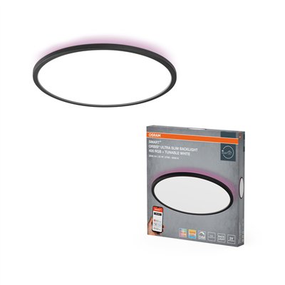 Smart+ Orbis Ceiling Black 400mm RGB + TW