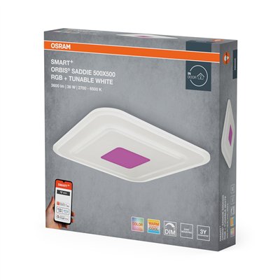 Smart+ Orbis Ceiling 500x500mm RGB + TW