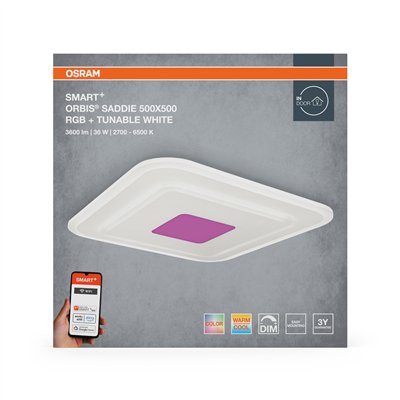 Smart+ Orbis Ceiling 500x500mm RGB + TW