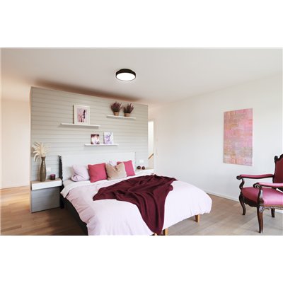 Smart+ Orbis Ceiling Black 350mm TW