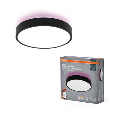 Smart+ Orbis Ceiling Black 350mm TW