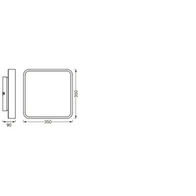 Smart+ Orbis Ceiling White 350mm TW
