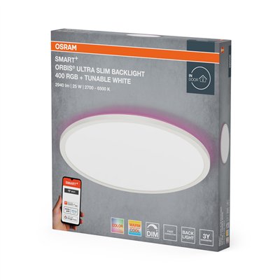 Smart+ Orbis Ceiling 400mm White RGB + TW