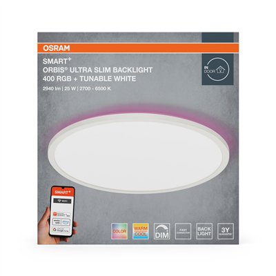 Smart+ Orbis Ceiling 400mm White RGB + TW