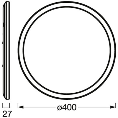 Smart+ Orbis Ceiling 400mm White RGB + TW