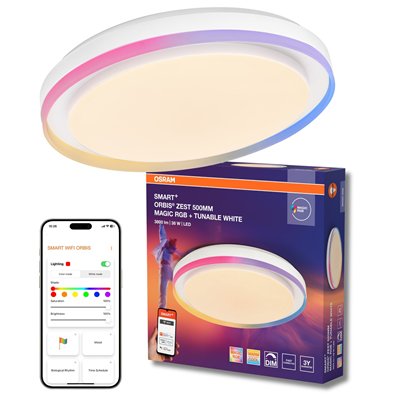 Smart+ Orbis Ceiling ZEST MAGIC RGB 500mm White