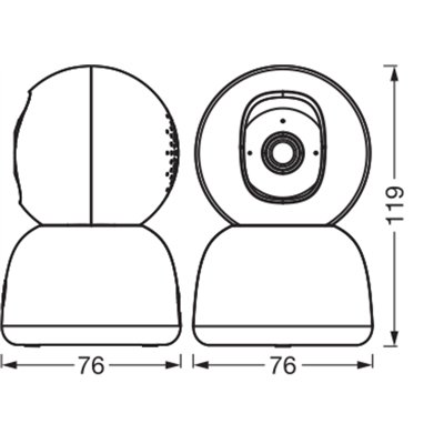 SMART+ WIFI Camera 360 White