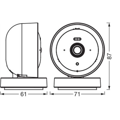 SMART+ WIFI Camera Fixed White
