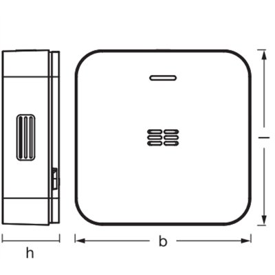 SMART+ WIFI CO Detector White