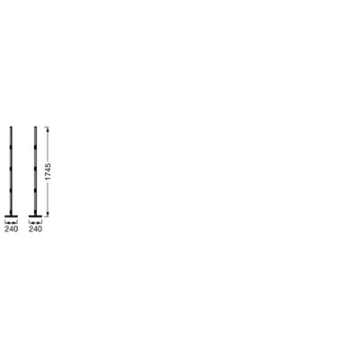 SMART+ WIFI Convertible Floor Luminaire Magic RGBW