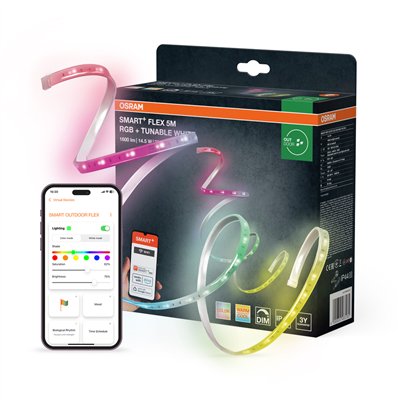 SMART+ WIFI Flex Strips Outdoor Multicolor 5M RGB Tunable White